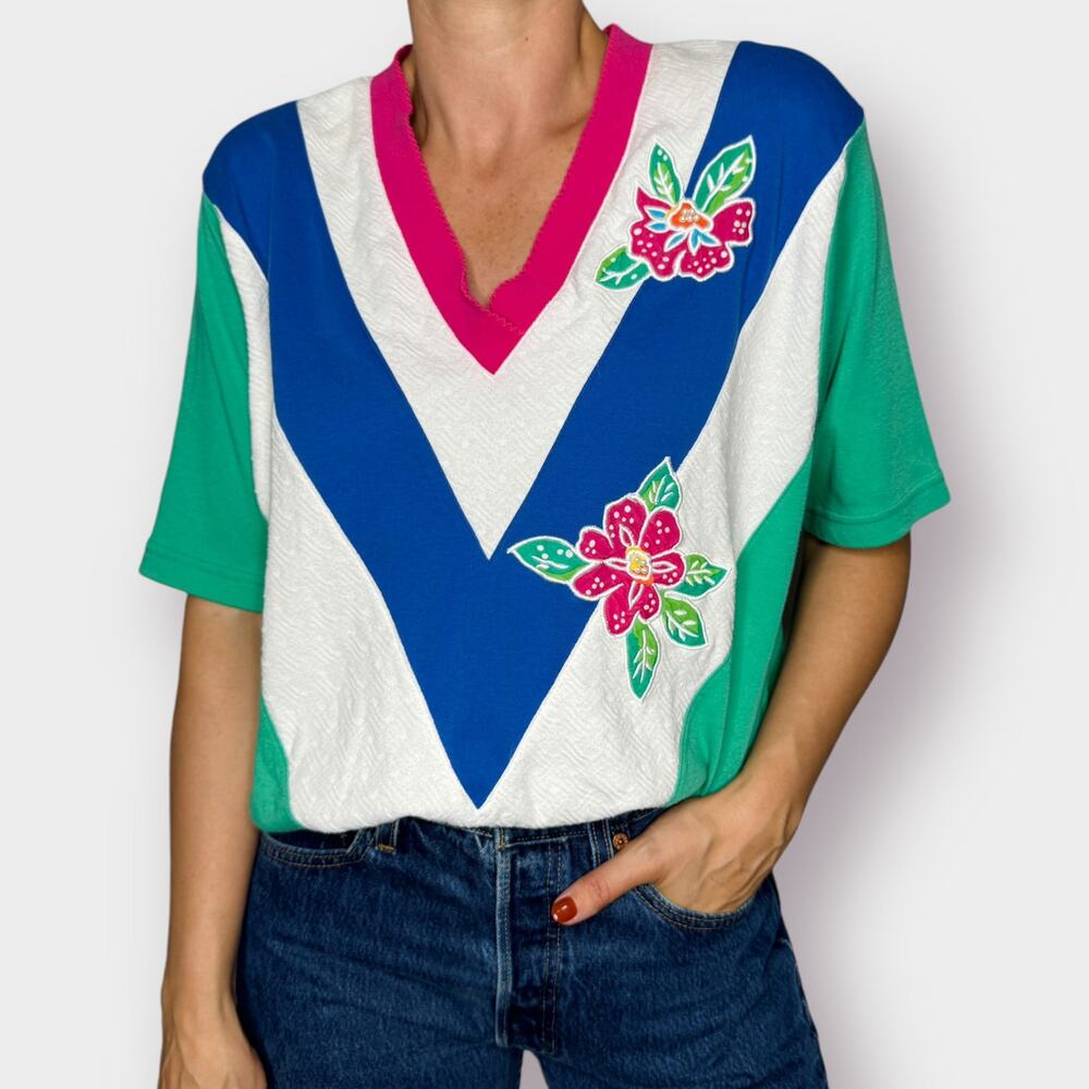80s‎ Koret V knit top